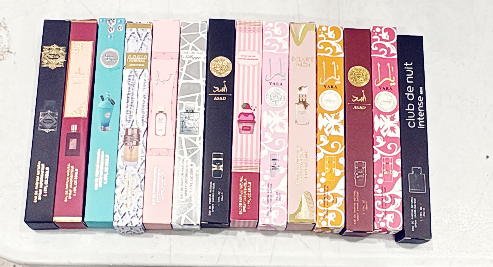 1 dozen mini perfume mixte 35 ml